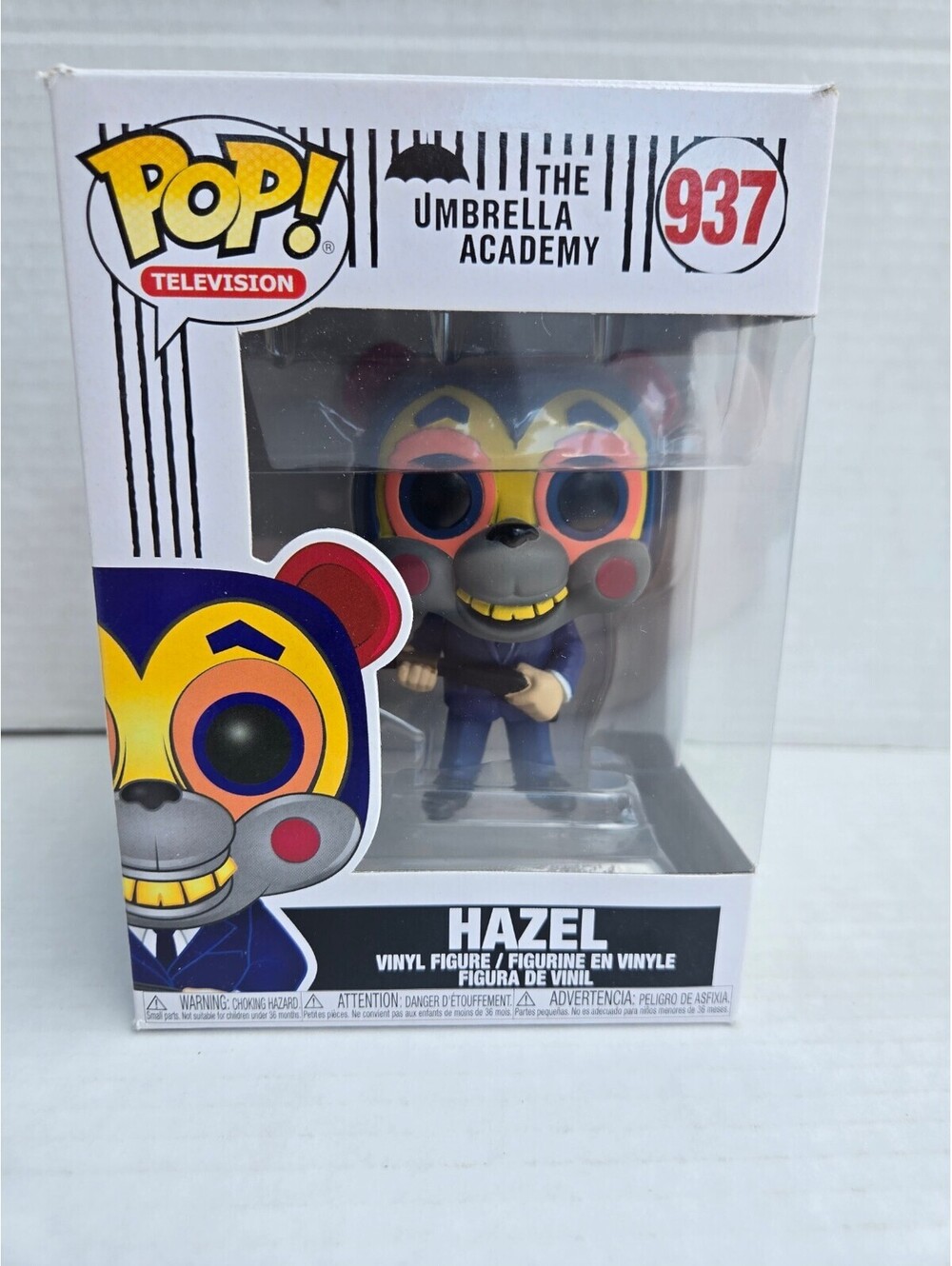 Funko Pop! Television The Umbrella Academy Hazel Vinyl Figure #937 - Very Good